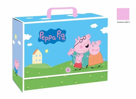 Teczka z rączką Peppa Pig XL 9cm - ASTRA art-pap