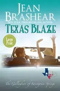 Texas Blaze (Large Print Edition) - Jean Brashear