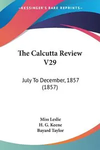 The Calcutta Review V29 - Leslie Miss