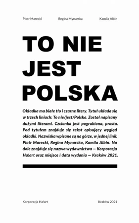 To nie jest Polska - Piotr Marecki, Regina Mynarska, Kamila Albin