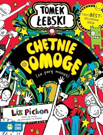 Tomek Łebski. Chętnie pomogę (za parę monet) - Liz Pichon, Liz Pichon, Barbara Górecka