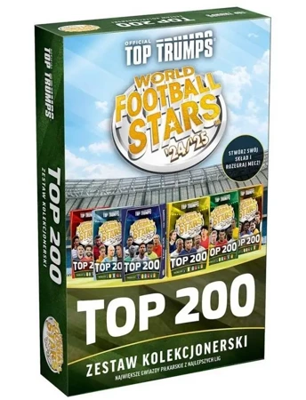 Top Trumps World Football Stars Zestaw kolekcjo... - Winning Moves