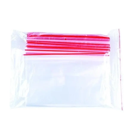 Torebka strunowa LDPE transparentna 10x10cm 100szt - Office