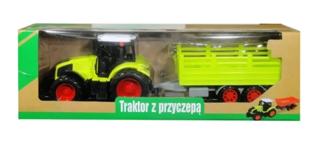 Traktor z napędem i przyczepą - Wyprzedaż