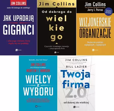 Twoja firma 2.0, Jim Collins PAKIET 5 - Jim Collins, Marcin Wąsiel