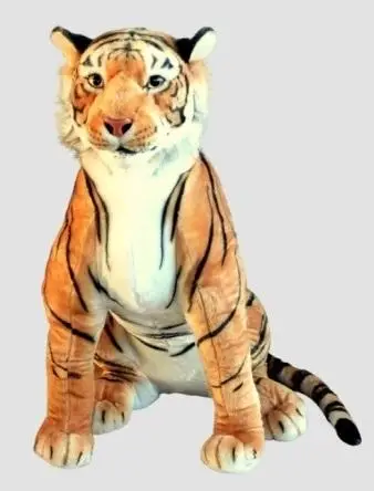 Tygrys brązowy siedzący 87cm - Dubi