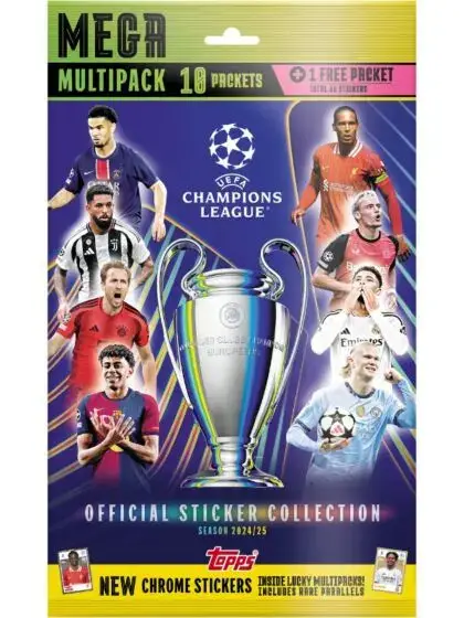 UEFA Champions League 2024/25 naklejki mega multipack - TOPPS