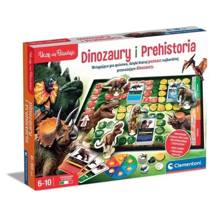 Uczę się bawiąc. Dinozaury i prehistoria - Clementoni