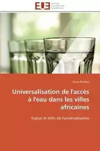 Universalisation de l'accès à l'eau dans les villes africaines - BOHBOT-R