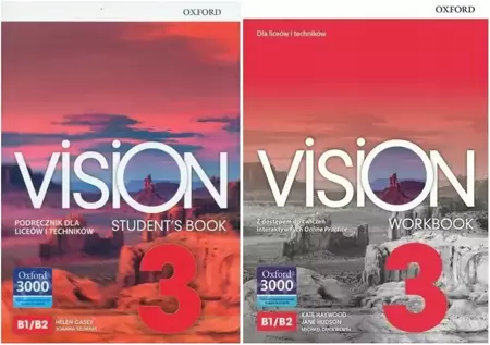 Vision 3 Podręcznik Ćwiczenia B1/B2 OXFORD