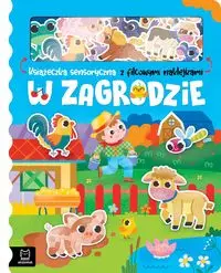 W zagrodzie. Książeczka sensoryczna z filcowymi... - Bogusław Michalec