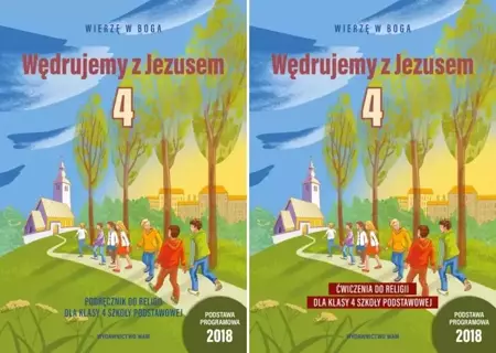 WĘDRUJEMY Z JEZUSEM KL.4 SP PODRĘCZNIK + ĆWICZENIA - Aleksandra Bałoniak, Kamilla Frejusz, Mateusz Janyga SJ, Władysław Kubik SJ, Joanna Staniś-Rzepka, K