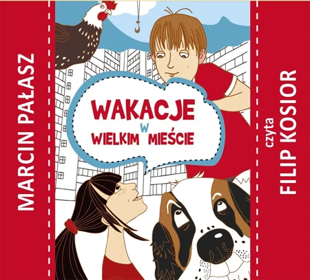 Wakacje w wielkim mieście audiobook - Marcin Pałasz