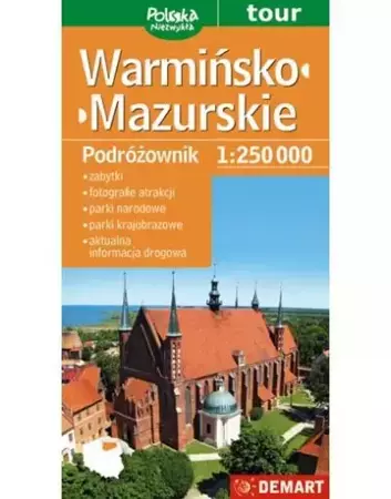 Warmińsko-mazurskie Podróżownik 1:250 000 - Opracowanie zbiorowe