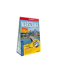 Warszawa- plan miasta 1:26 000 laminat 2024 - Opracowanie Zbiorowe