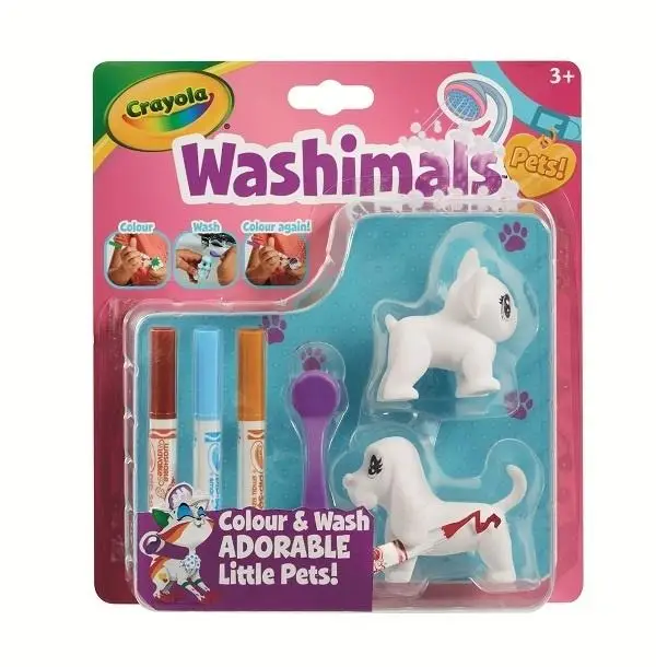 Washimals Psy CRAYOLA