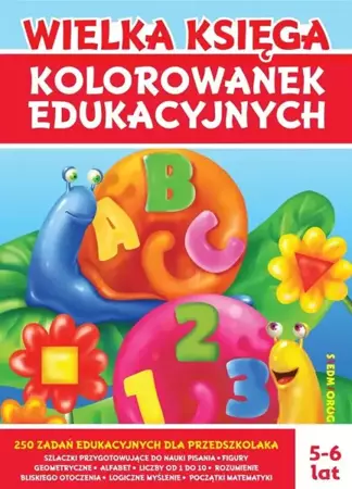 Wielka księga kolorowanek edukacyjnych 5- 6lat - Tamara Michałowska