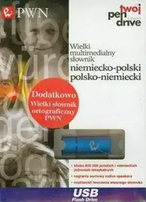 Wielki multimedialny słownik niemiecko-polski-niemiecki - PENdrive