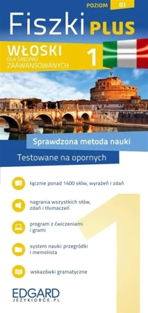 Włoski Fiszki PLUS dla średnio zaawansowanych 1 - Dario Prola, Miłogost Raczek