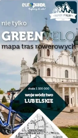 Województwo lubelskie. Mapa tras rowerowych - praca zbiorowa