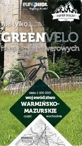 Województwo warmińsko-mazurskie - cz. wsch. Mapa.. - praca zbiorowa