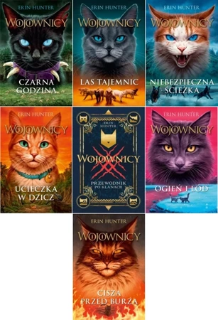 Wojownicy. Tom 1-6 + Przewodnik po klanach - Erin Hunter