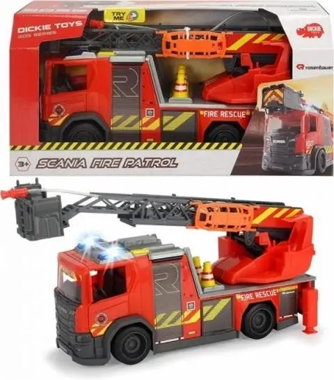 Wóz strażacki Scania 35cm - Dickie Toys