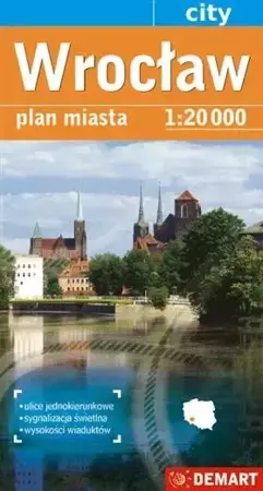 Wrocław. Plan miasta 1:20 000 DEMART - praca zbiorowa