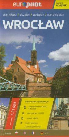 Wrocław plan miasta 1:21 000 Europilot/plastik - Opracowanie zbiorowe