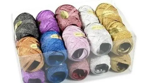 Wstążka kokon glitter 5mmx10m (20szt) - Penword