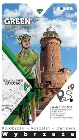 Wybrzeże środkowe Mapa tras rowerowych - Opracowanie zbiorowe