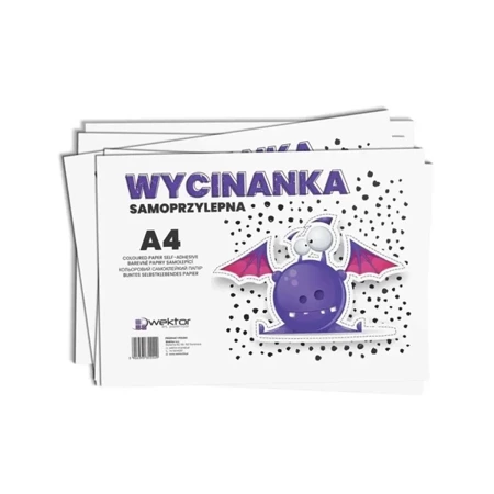 Wycinanka samoprzylepna A4 (10szt) - Wektor