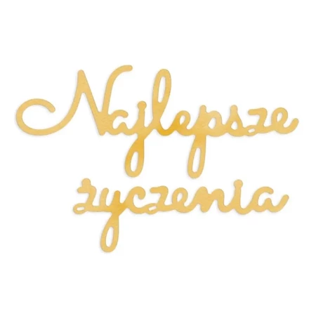 Wykrojnik - Najlepsze życzenia - Dalprint