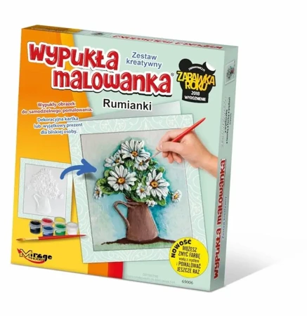 Wypukła Malowanka - Kwiaty Rumianki - Mirage Hobby