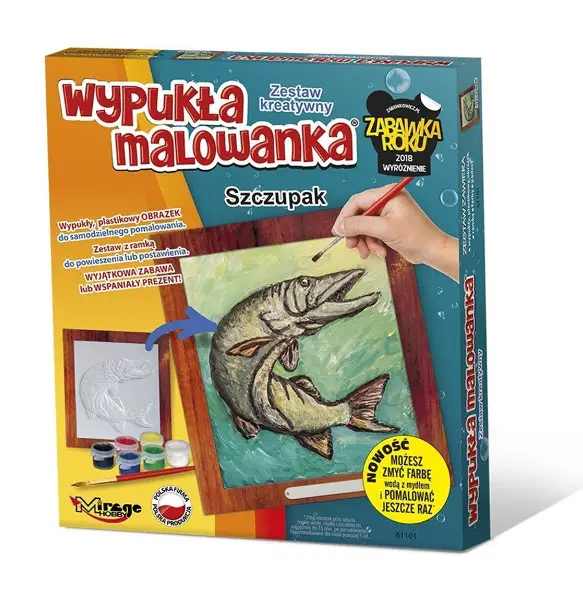 Wypukła Malowanka Ryba - Szczupak - Mirage Hobby