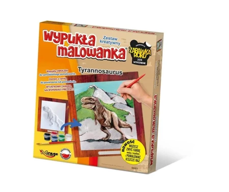 Wypukła malowanka  Dino - Tyranozaurus - Mirage Hobby