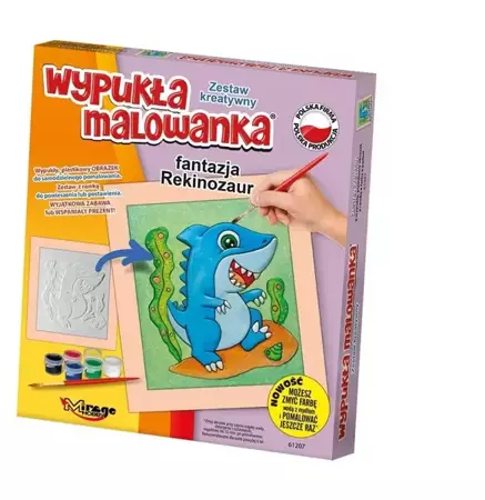 Wypukła malowanka Fantazja Rekinozaur - Mirage Hobby