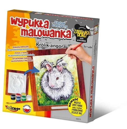 Wypukła malowanka Futrzak - Królik angora - Mirage Hobby