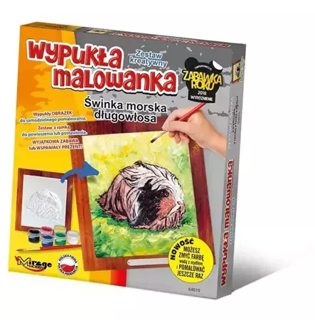 Wypukła malowanka Futrzak - Świnka mor długowłosa - Mirage Hobby