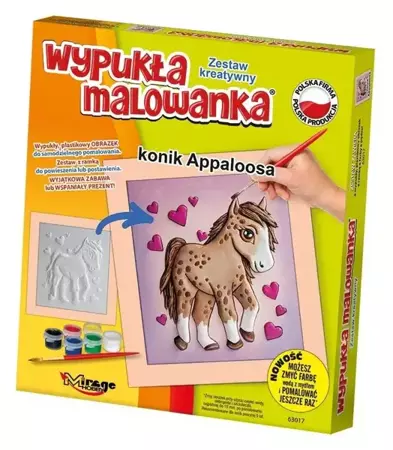 Wypukła malowanka Konik Appaloosa - Mirage Hobby