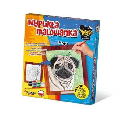 Wypukła malowanka Psy - Mops - Mirage Hobby