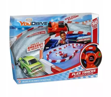 YouDrive Flex Tracks - Samochód wyścigowy - Little tikes