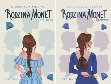 ZESTAW 2w1 RODZINA MONET KRÓLEWNA CZĘŚĆ 2.1 i 2.2 - Weronika Marczak