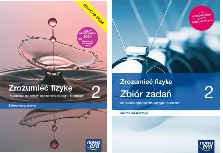 ZROZUMIEĆ FIZYKĘ 2 PODRĘCZNIK + ZBIÓR ZADAŃ ZAKRES ROZSZERZONY LO - Bogdan Mendel, Janusz Mendel, Teresa Stolecka, El