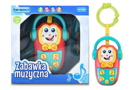 Zabawka muzyczna E-EDU telefon - Artyk