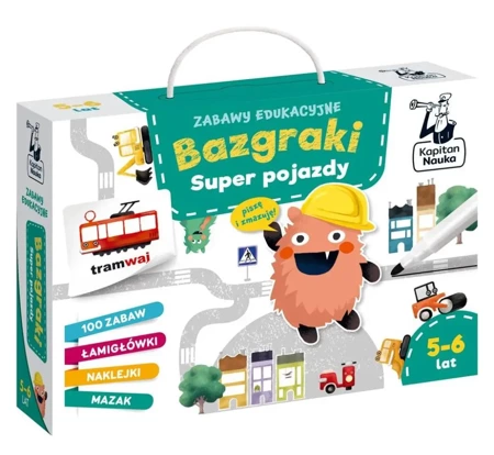 Zabawy edukacyjne. Bazgraki. Super pojazdy - praca zbiorowa