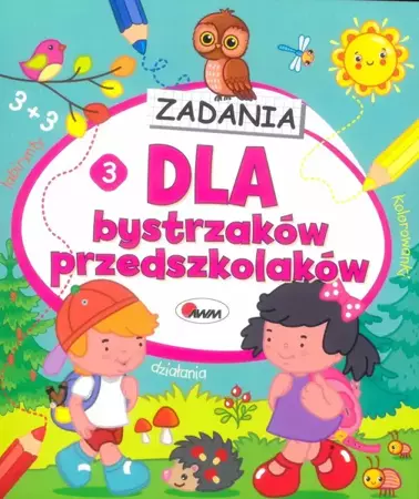 Zadania. Dla bystrzaków przedszkolaków 3 - Piotr Kozera