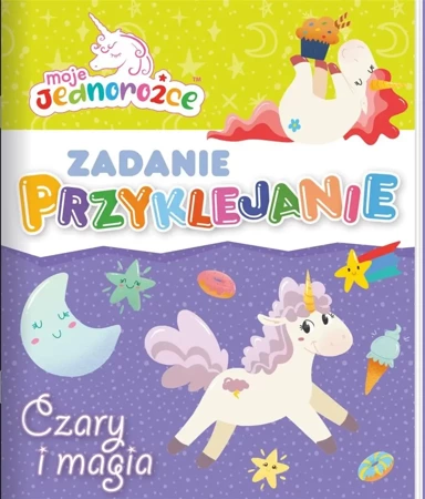 Zadanie Przyklejanie. Moje Jednorożce - praca zbiorowa