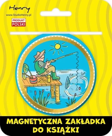 Zakładka magnetyczna kulka 2 ryby - Henry