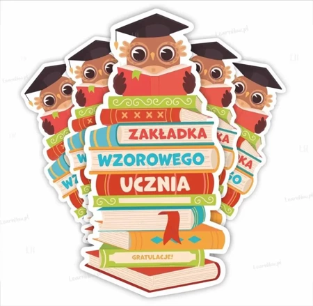 Zakładki do książek - Wzorowy uczeń (5szt) - LearnHow